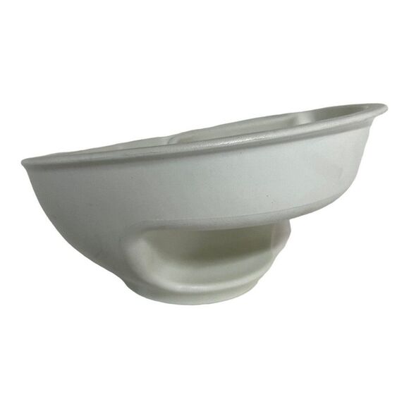Obol The Original Never Soggy Cereal Bowl Melamine Hard Plastic White Large - Picture 1 of 6